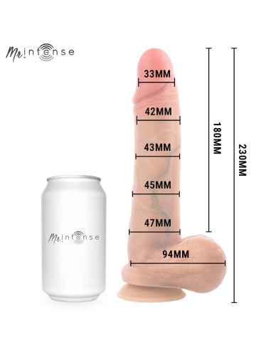 MR INTENSE GARY L ULTRA REALISTIC SILICONE COCK WITH TESTICLES 23 CM O 47 CM