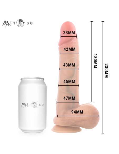 MR INTENSE GARY L ULTRA REALISTIC SILICONE COCK WITH TESTICLES 23 CM O 47 CM