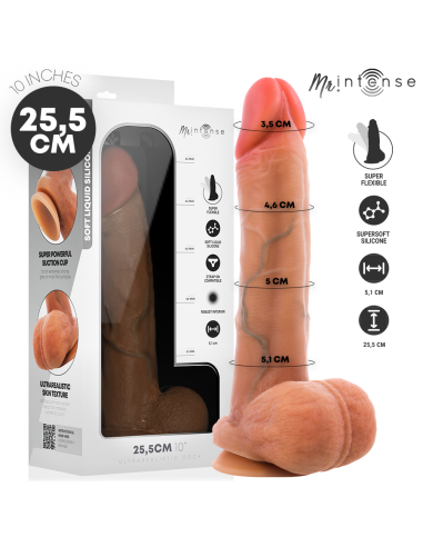 MR INTENSE GARY XL ULTRA REALISTIC SILICONE COCK WITH TESTICLES 255 CM O 51 CM
