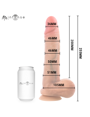 MR INTENSE GARY XL ULTRA REALISTIC SILICONE COCK WITH TESTICLES 255 CM O 51 CM