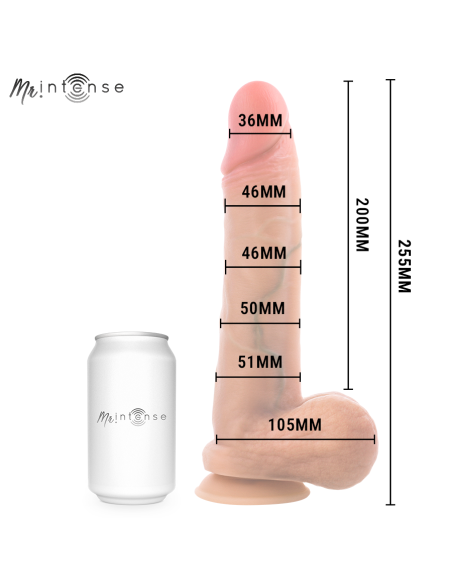 MR INTENSE GARY XL ULTRA REALISTIC SILICONE COCK WITH TESTICLES 255 CM O 51 CM
