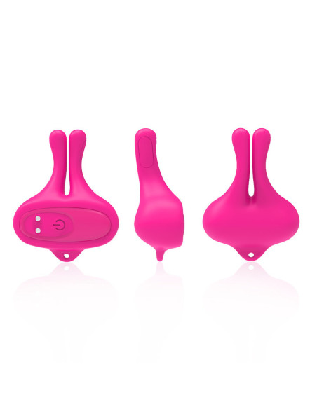 ARMONY RABBIT SHAPE VIBRATION MAGNETIC NIPPLE CLAMPS PINK