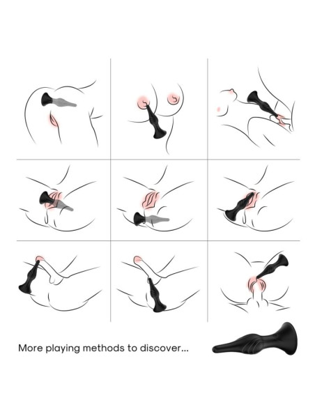 ARMONY VIBRATOR ANAL PLUG REMOTE CONTROL BLACK