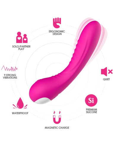 ARMONY LEGEND VIBRATOR SILICONE FUCHSIA