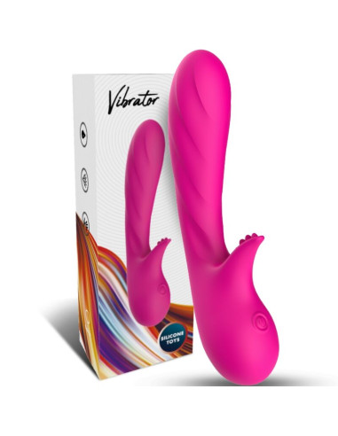ARMONY ROMANCE VIBRATOR WITH STIMULATOR FUCHSIA