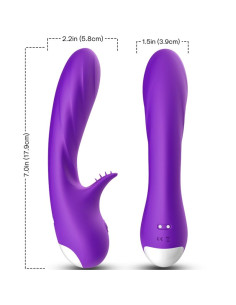 ARMONY ROMANCE VIBRATOR WITH STIMULATOR PURPLE