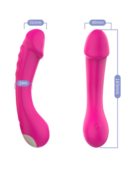 ARMONY DILDO VIBRATOR G SPOT SILICONE FUCHSIA