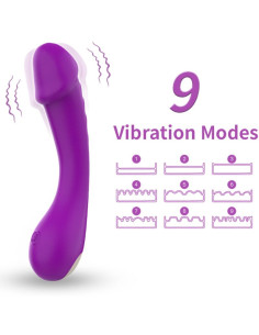 ARMONY DILDO VIBRATOR G SPOT SILICONE PURPLE