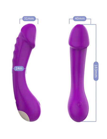 ARMONY DILDO VIBRATOR G SPOT SILICONE PURPLE