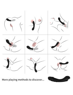 ARMONY DILDO VIBRATOR G SPOT SILICONE BLACK 2