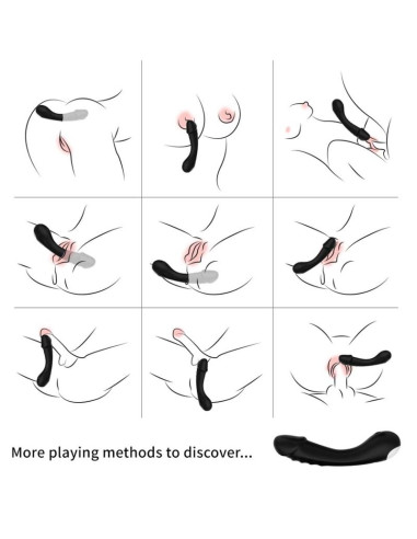 ARMONY DILDO VIBRATOR G SPOT SILICONE BLACK