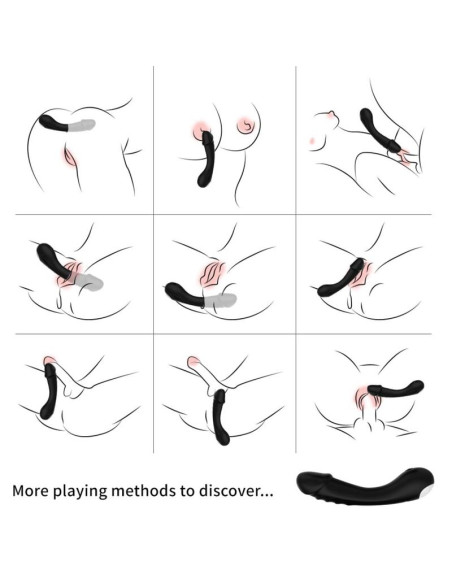 ARMONY DILDO VIBRATOR G SPOT SILICONE BLACK