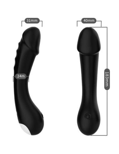 ARMONY DILDO VIBRATOR G SPOT SILICONE BLACK
