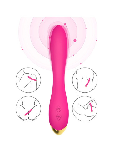 ARMONY FLAMINGO VIBRATOR MULTIPOSITION FUCHSIA