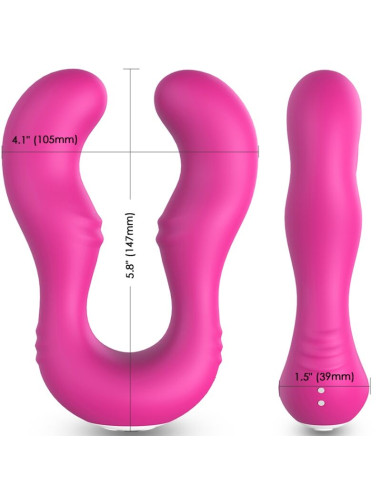 ARMONY SERAPH VIBRATOR DOUBLE REMOTE CONTROL FUCHSIA