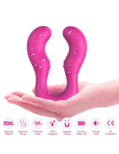ARMONY SERAPH VIBRATOR DOUBLE REMOTE CONTROL FUCHSIA