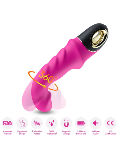 ARMONY JOYBLADE DILDO VIBRATOR ROTATOR FUCHSIA