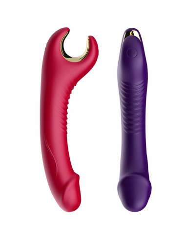 ARMONY PRINCE DILDO VIBRATOR ROTATOR RED