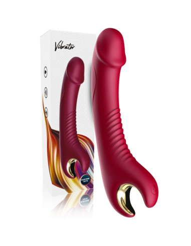 ARMONY PRINCE DILDO VIBRATOR ROTATOR RED