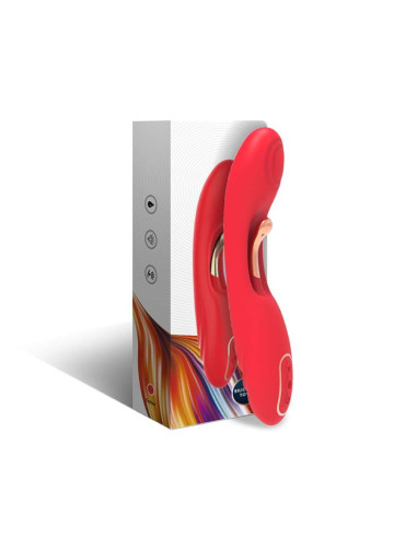ARMONY VIBRATOR WITH OSCILLATING TONGUE RED