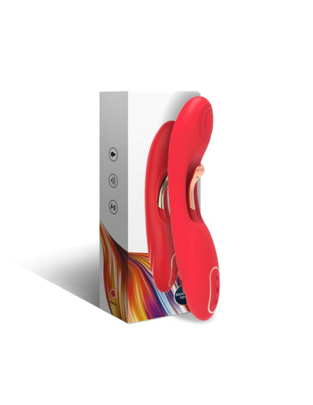 ARMONY VIBRATOR WITH OSCILLATING TONGUE RED