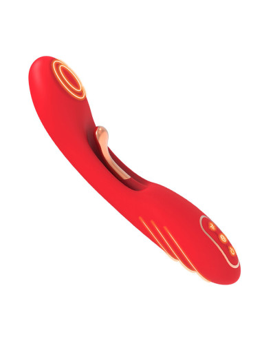 ARMONY VIBRATOR WITH OSCILLATING TONGUE RED