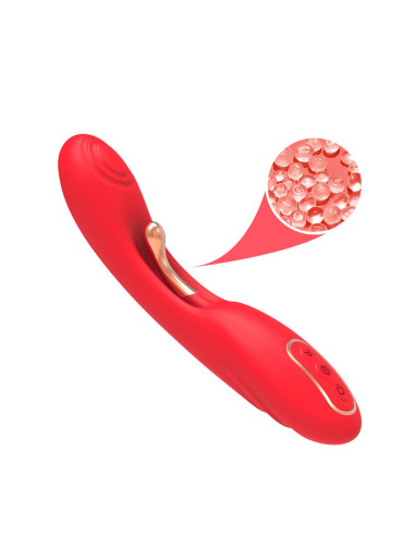 ARMONY VIBRATOR WITH OSCILLATING TONGUE RED