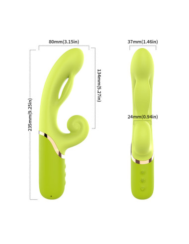 ARMONY INFLABE POINT A TO STIMULATOR VIBRATOR GREEN