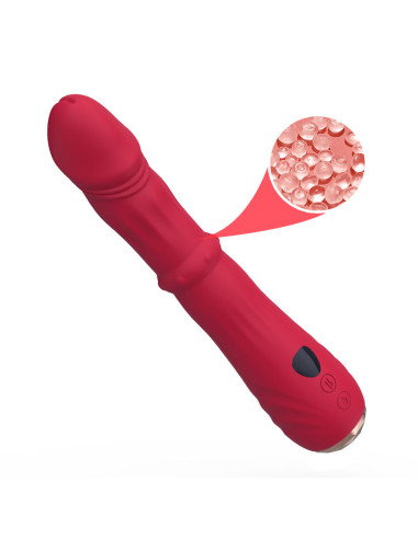 ARMONY THERMO ADJUSTABLE POINT A STIMULATOR VIBRATOR DILDO RED