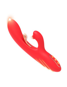 ARMONY G SPOT AND CLITORIS STIMULATOR VIBRATOR WITH OSCILLATING TONGUE RED 2
