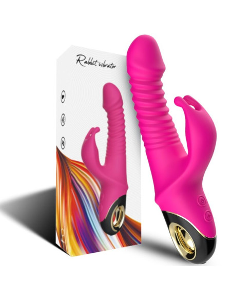 ARMONY ZING DILDO VIBRATOR RABBIT FUCHSIA