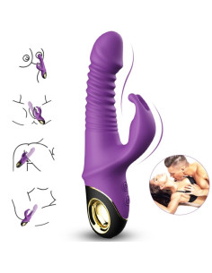 ARMONY ZING DILDO VIBRATOR RABBIT PURPLE 2