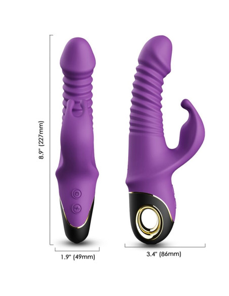 ARMONY ZING DILDO VIBRATOR RABBIT PURPLE