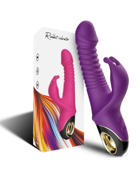 ARMONY ZING DILDO VIBRATOR RABBIT PURPLE
