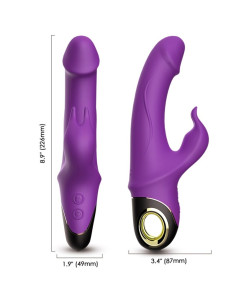 ARMONY METEROR DILDO VIBRATOR RABBIT PURPLE