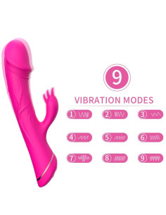 ARMONY DILDO VIBRATOR RABBIT SILICONE FUCHSIA