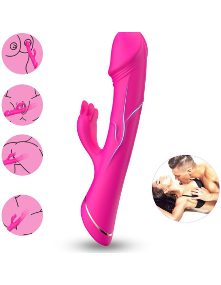 ARMONY DILDO VIBRATOR RABBIT SILICONE FUCHSIA