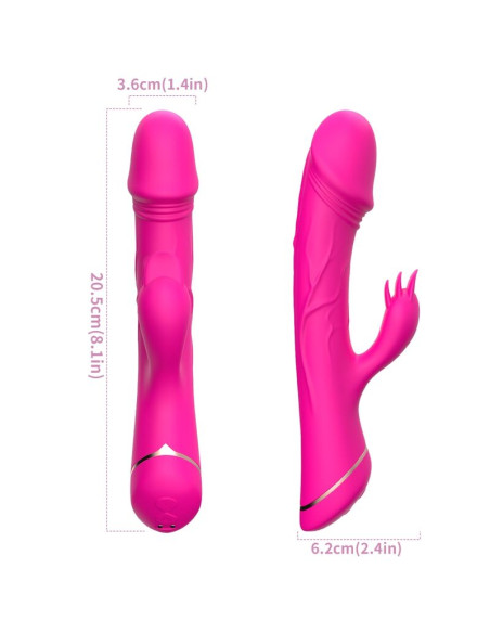 ARMONY DILDO VIBRATOR RABBIT SILICONE FUCHSIA