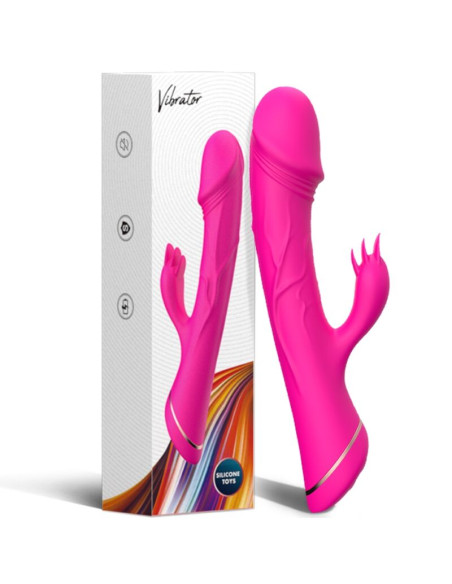 ARMONY DILDO VIBRATOR RABBIT SILICONE FUCHSIA