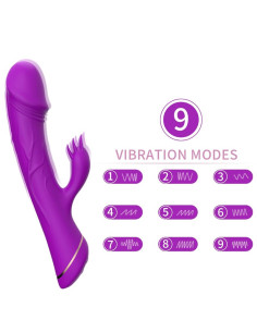 ARMONY DILDO VIBRATOR RABBIT SILICONE PURPLE
