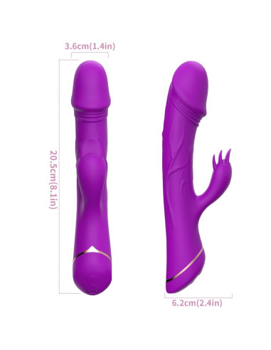 ARMONY DILDO VIBRATOR RABBIT SILICONE PURPLE