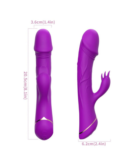 ARMONY DILDO VIBRATOR RABBIT SILICONE PURPLE