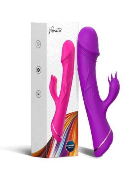 ARMONY DILDO VIBRATOR RABBIT SILICONE PURPLE