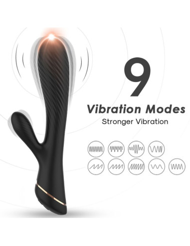 ARMONY VIBRATOR RABBIT SILICONE BLACK