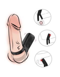 ARMONY DOUBLE RING VIBRATOR BLACK 2