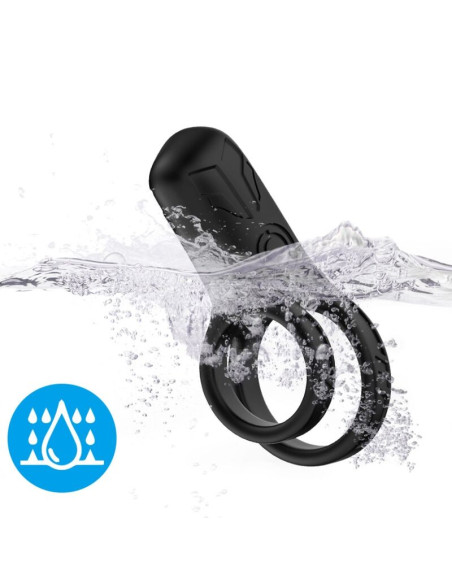 ARMONY DOUBLE RING VIBRATOR BLACK