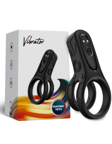 ARMONY DOUBLE RING VIBRATOR BLACK