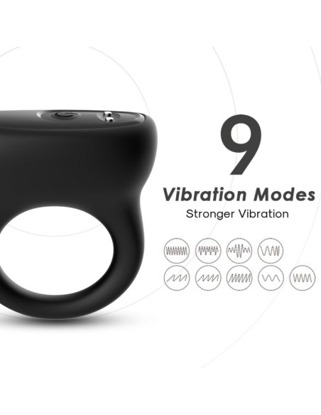 ARMONY RING VIBRATOR BLACK