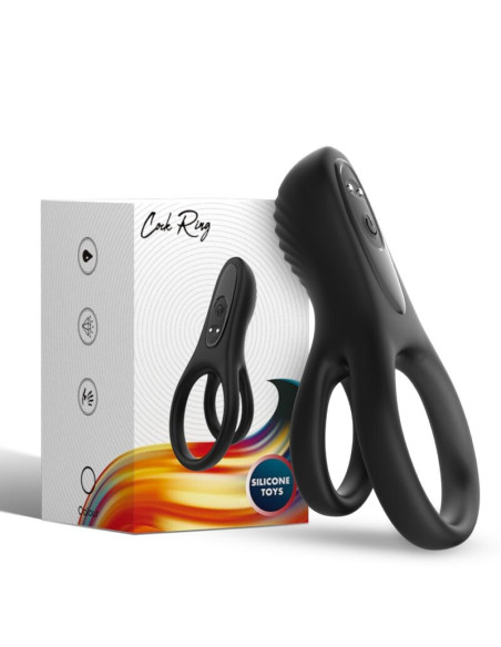 ARMONY DOUBLE RING VIBRATOR BLACK