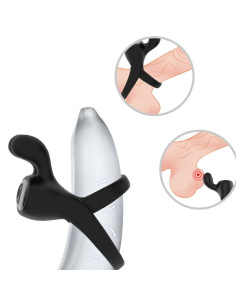 ARMONY RING VIBRATOR RABBIT BLACK 2